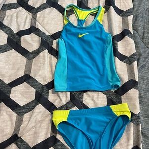 Nike girls two piece swimsuit